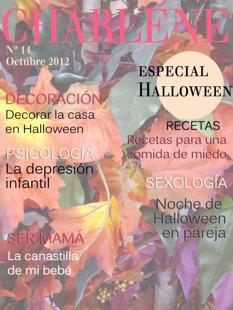 Portada octubre 2012 Portada octubre 2012. Especial Halloween